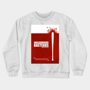 Inglourious Basterds - Minimal Movie Film Fanart - Tarantino Alternative Crewneck Sweatshirt